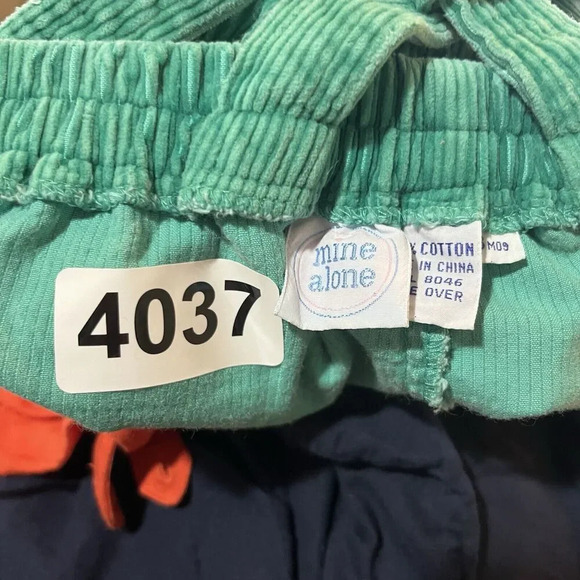 Vtg 90s Teal Green Corduroy Overalls 18 Months Toddler Boy Girl Colorful Classic - Picture 2 of 11